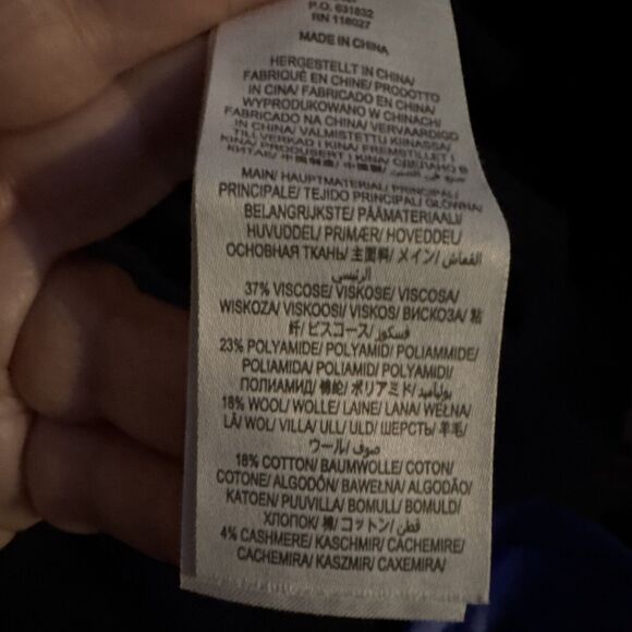 Boden Women’s Lydia Woven Frill Jumper Sweater Navy US 2 UK6 - Picture 8 of 8